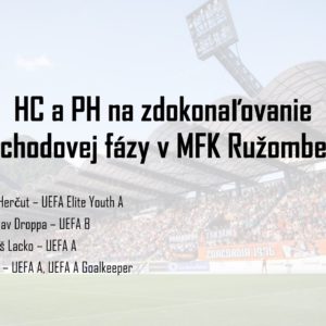HC a PH na zdokonaľovanie prechodovej fázy v MFK Ružomberok